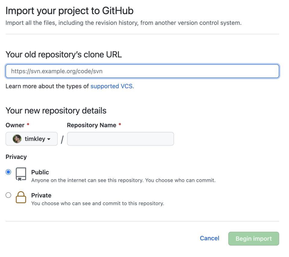 Moving from GitLab to GitHub